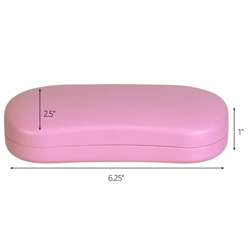Image of Noble Hard Shell Glasses Case - Protective Eyeglass Case for Glasses with Microfiber Cleaning Cloth and Pouch