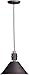 Maxim 10089OIWWD Tucson Metal Cone Pendant Ceiling Light, 1-Light 60 Watt, 10" H x 11" W, Oil Rubbed Bronze/Weathered Wood