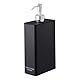 YAMAZAKI Conditioner Dispenser Spender für die Dusche, Moderne Flaschenpumpe, ABS-Kunststoff, Harz, Edelstahl, Polyethylen, Schwarz, One Size