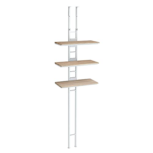 ディノス 洗濯用品 物干し 洗濯機ラック ランドリーラック 1本脚ですっきり置ける カフェ風スマートランドリーラック 棚3段タイプ(サイズはありません イ:ホワイト WH)