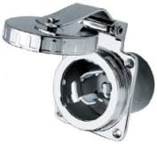 Hubbell HBL504SS SS Inlet 50A 125/250V, New