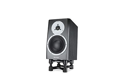 IsoAcoustics ISO-155 Isolation Stands for Midsize Studio Monitors, Adjustable Tilt and Height, Supports up to 18kg per Stand, Pair