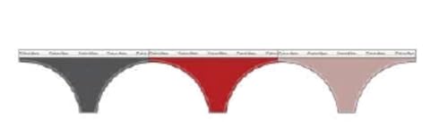 Calvin Klein Strings Lot de 3 Femme Thong en coton extensible sous-vêtement confortable