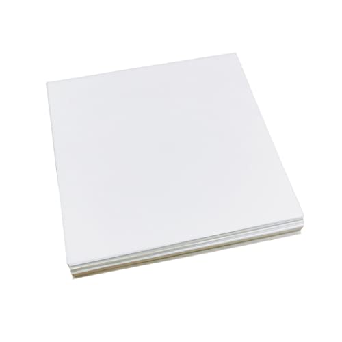 STOBAZA 500pcs Square Food Greaseproof Pads Oil Absorbing Papers for Baking Cooking Non-stick Multifunctional Disposable for Pizza Snacks