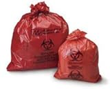 Medical Action Industries D2209 Bag Red Biohazard 40x46 1.2ML 250/CA