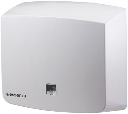 Dispensador de Papel Toalha Interfolhado, Branco, Suporte para Ba...