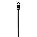 Panduit PLC1M-S4-M0 Clamp Tie, Miniature, Weather Resistant Nylon 6.6, 4.3-Inch Length, Black (1,000-Pack)