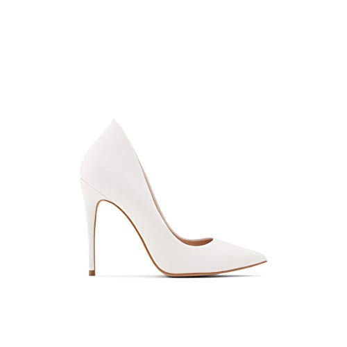 ALDO Women's Cassedy Stiletto Heel Pump, White