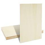 Juvale Unfinished Rectangular Wood Slices, Rectangle Wooden Boards for Crafts, Painting Signs (15.5 x 9.8 in, 4 Pack)