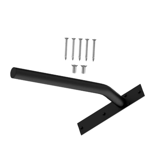 Bracket de main courante d'escalier noir pour sécuriser votre terrasse ou votre entrée