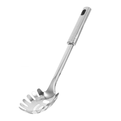 GALPADA Cucharón de Pasta Inoxidable Servidor para Espaguetis y Fideos Diseño Ergonómico y Acabado Utensilio de Cocina para y Huevos