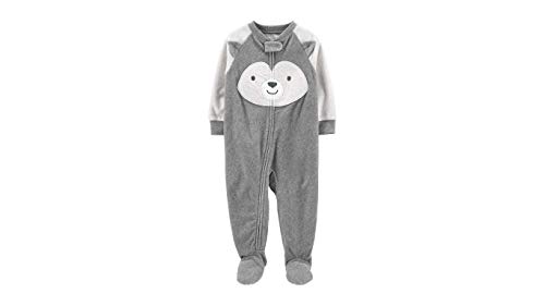 Pyjama polaire chien husky Carter's pour garçon en taille 5 ans gris