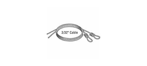 Cables de extensión de 3/32 pulgadas mecánicos para sustitución de tensores de elevación 5