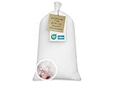 ZOLLNER Füllmaterial Kissen, 1kg, Polyesterhohlfaser Flocken, weiß