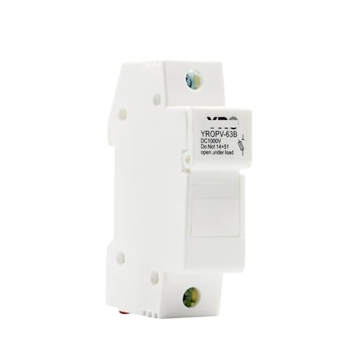 Porte-fusible photovoltaïque DC YROPV-63B 1000V boîtier haute résistance thermique pour onduleur