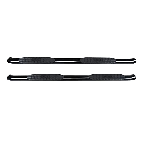 Westin 21-24135 Pro Traxx 4 Oval Nerf Step Bars Fits 2019-2023 Silverado Sierra 1500 Crew Cab 2020-2023 Silverado Sierra 2500 3500 Crew Cab Black 1 Pair #TOP5