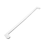 Länge: 445 mm ✧WESSPER® Leiste Schiene Halter Glasplatte vorne Kühlschrank/Gefrierschrank/Kühl-Gefrier-Kombination für Beko DS241 (Länge: 445mm, Front)