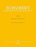  Lieder, Band 10 für hohe Stimme. Singpartitur, Urtextausgabe. BÄRENREITER URTEXT