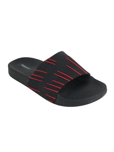 Image of Men & Boys Lines Patterned Sliders | Soft EVA Flip Flops & Slippers