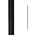 1/2" Stair Railing Iron Balusters (15-Pack) Plain BAR Stair Parts Modern Hollow Satin Black Metal Spindle - 1/2" x 44" Tall