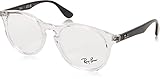 Picture of Ray-Ban Junior Kids' RY1554 Round Prescription Eyeglass Frames, Transparent/Demo Lens, 48 mm