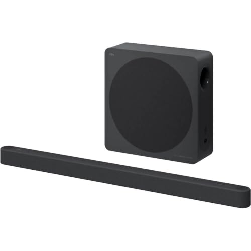 Image of TCL Design Series Bang & Olufsen A65K | 3.1.2 Sound Bar with Wireless Subwoofer for Smart TV | Ultra Slim Dolby Atmos DTS:X AI Calibration | 460W Bluetooth Home Theater Audio System | 2026 Model