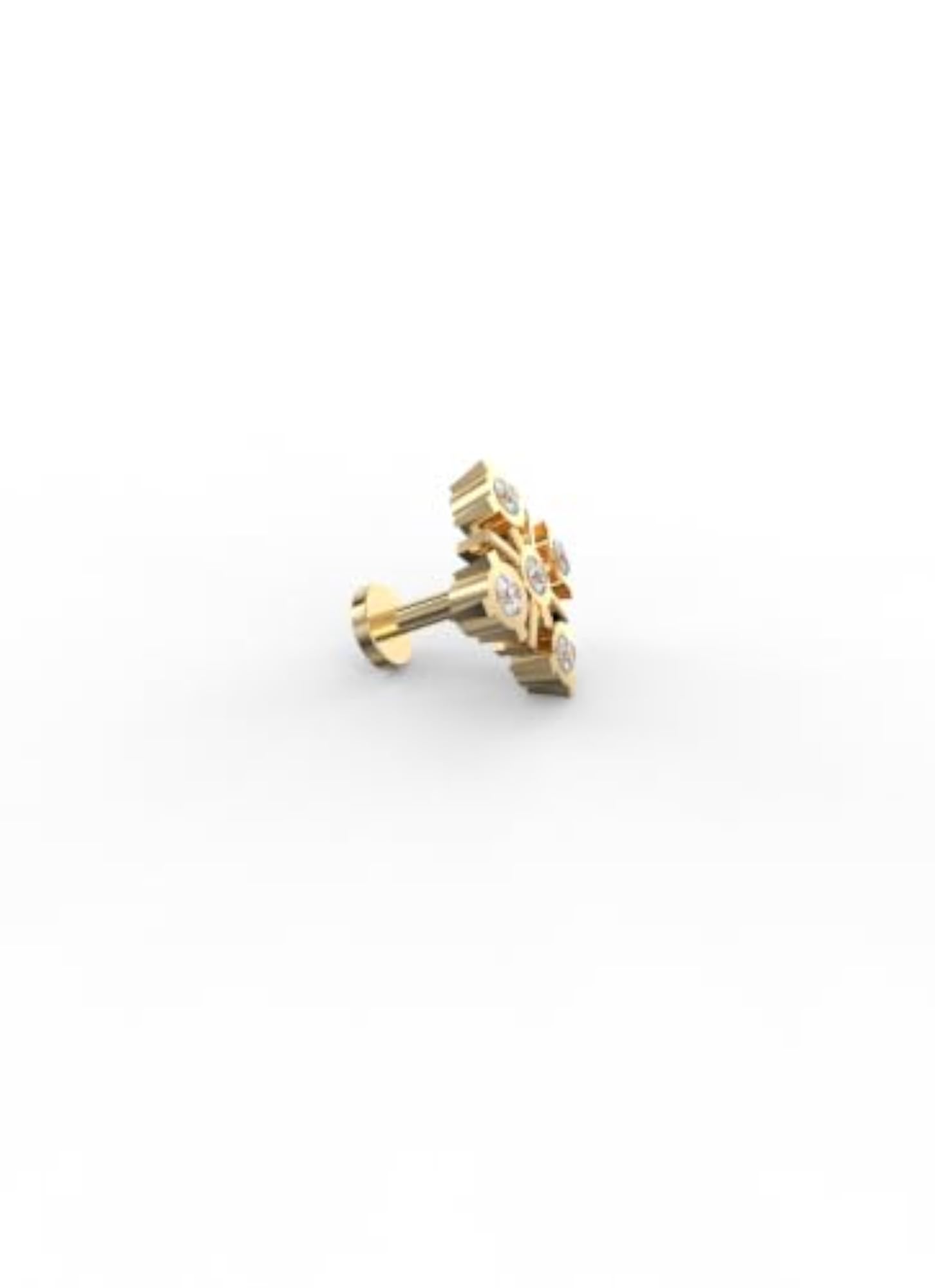 The Tara Lab-Grown Diamond Nose Pin, Elegant Gift