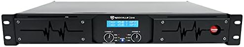 Rockville D14 7000W Peak / 2000W RMS 2-Channel Class D Pro/DJ Amplifier, Perfect for Live Sound, Pro Audio, DJs, Plastic