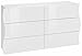 Mare Comò 6 Cassetti Bianco Laccato Lucido
