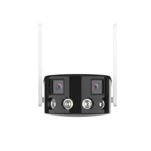 4MP Dual Lens Wide Angle Security Camera - Detailed View