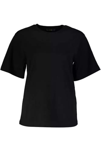 Tops et T-shirt Cavalli Class en pur coton noir premium pour femme de style