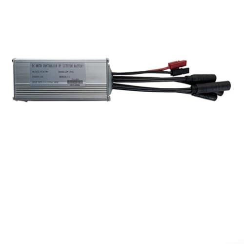 Yelvera Controlador JN de 36 V 48 V para motor de cubo sin escobillas, diseño impermeable con salida de potencia de 500 W para una experiencia de conducción mejorada