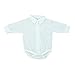 Produktbild TupTam Unisex Baby Hemd-Body Langarm mit Kragen, Farbe: Weiß, Größe: 68