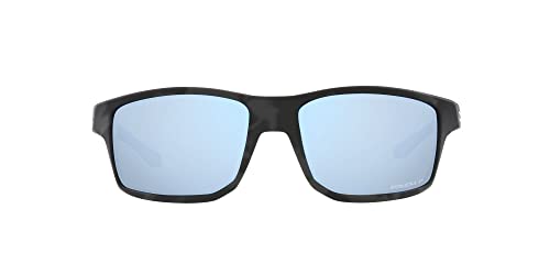 Oakley Man Sunglasses Matte Black Camo Frame, Prizm Deep Water Polarized Lenses, 61MM