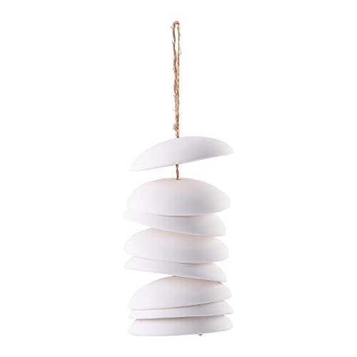 DIY White Ceramic Wind Chime Kit (3" x 11") 3