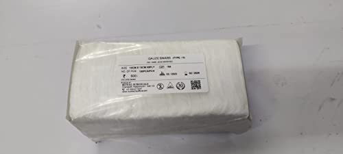 Image of Non-Sterile Absorbent Cotton Gauze Swab | Type 13 (10cm x 10cm x 12ply) for Wound Dressing /First Aid /Home