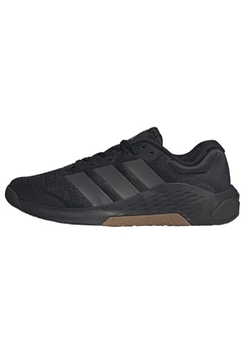 adidas Men's Dropset 4 Power Trainer M, Black/Grey/Black, 9