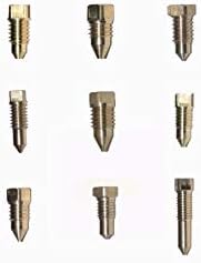 Radiator Brass Bleed Screw Kit (9 Screws)