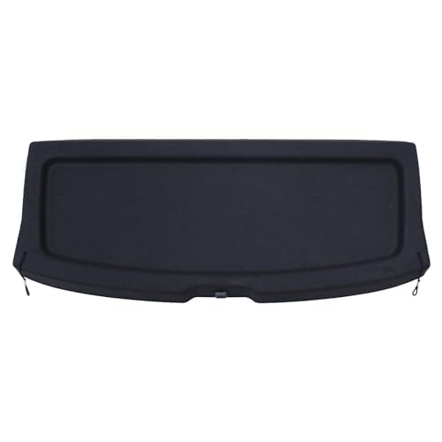 Coche Maletero Cubierta De Carga RetráCtil para VW Polo 2018-2023, Cubierta Carga Enrollable Maletero,Negro Trasero Trunk Estante,Accesorios De Coche
