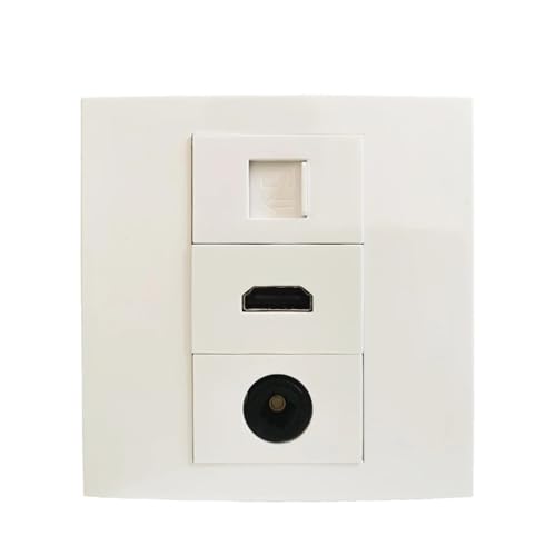 Prise Internet RJ45 CAT6 et HDMI murale pour supprimer les câbles qui traînent au sol