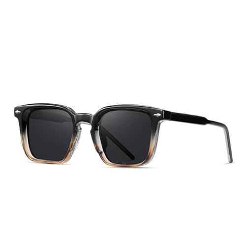Lunettes de soleil rétro punk UV400 monture transparente mixte