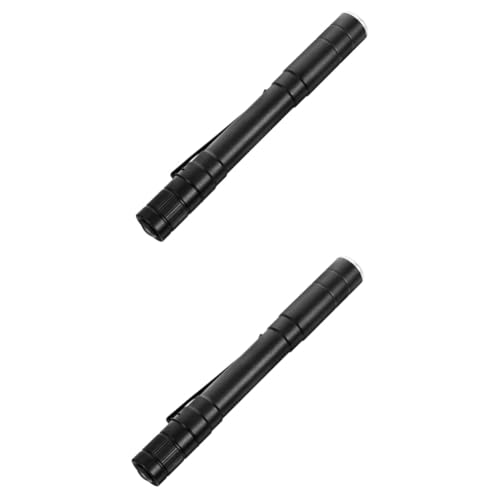 KICHOUSE 2pcs Doctor Pen Light Nursing Pen Light Clip Medical for Nurses Reusable and Sturdy and Compact