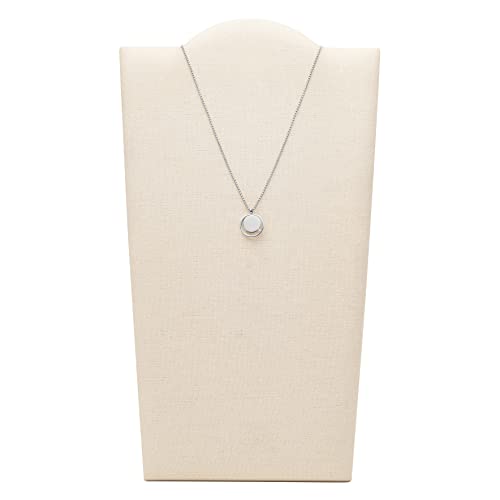 Skagen Women's Kariana Silver Tone Pendant Necklace With Crystal Accents, Silver Pendant #TOP3