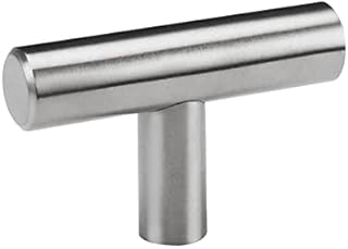 homdiy 10Pack Cabinet Knobs Brushed Nickel Drawer Knobs - 2in Overall Cabinet Door Knobs Single Hole Knobs Modern Cabinet Hardware for Kitchen Cabinets, Dresser Drawers