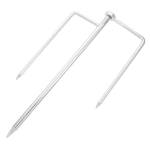 Abaodam De Tierra para Sombrilla De Resistente Soporte Metálico para Sombrilla De Pesca De Tierra De Playa De Exterior