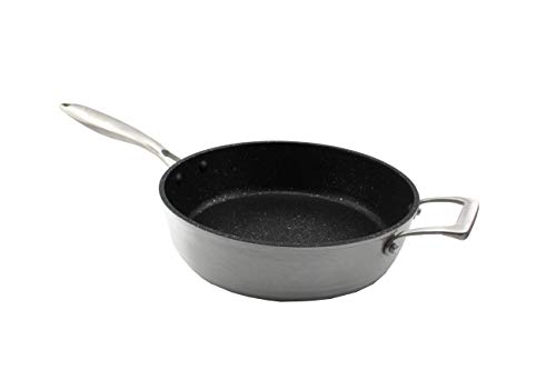 Bastilipo - Sarten honda aluminio fundido de 28cm, full induction, mod. Titanium pro...