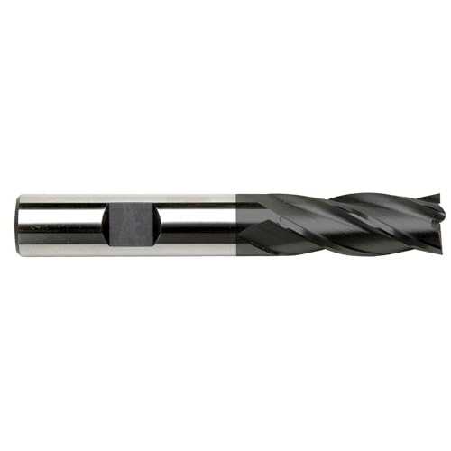 Image of Sowa Tool 3 /16 inch Diameter x 3 /8 inch Shank Multi-Flute Regular Length Weldon Shank TiAlN Coated HSCO Cobalt End Mill