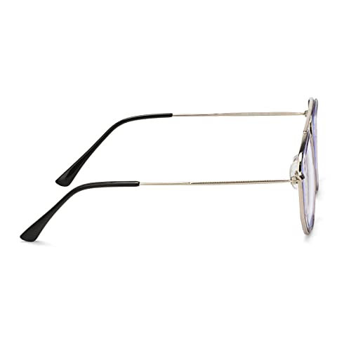 Image of ROYAL SON Polygon Blue Ray Cut Computer Glasses for Men Women
