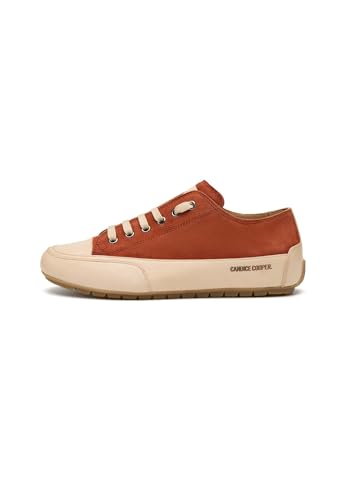 Candice Cooper Sneakers aus Leder und Veloursleder, rot 38/