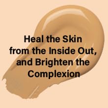 TYPE BEAUTY INC. Get Even Foundation For Long Lasting Makeup | Lightweight Medium Coverage with SPF 50 PA++++ | Vitamin C and Niacinamide for Dark Spots & Dullness | For Women - Cider (322) | 30ml 1